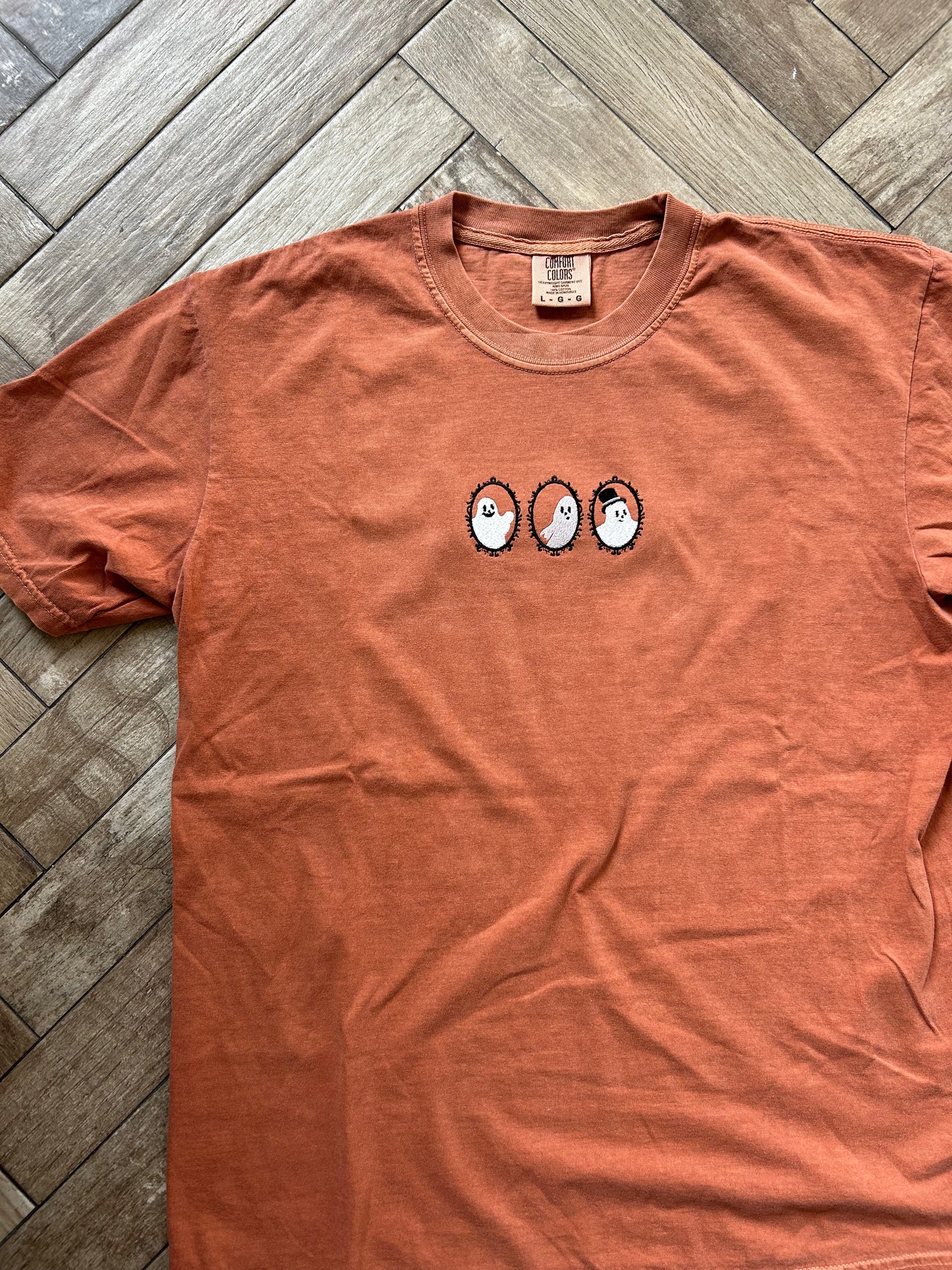 Ghost Trio Embroidered Tee