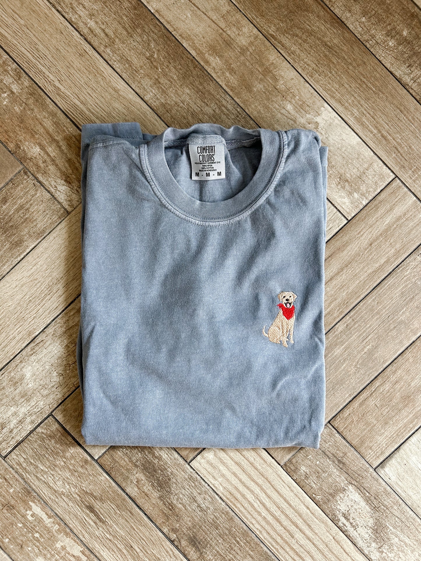Pocket Pup Embroidered Tshirt