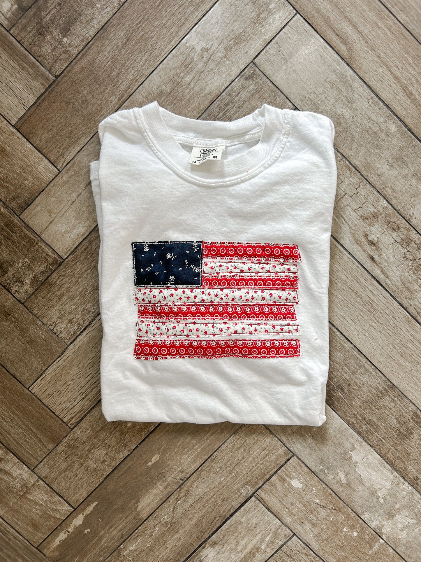 Applique Flag Tshirt