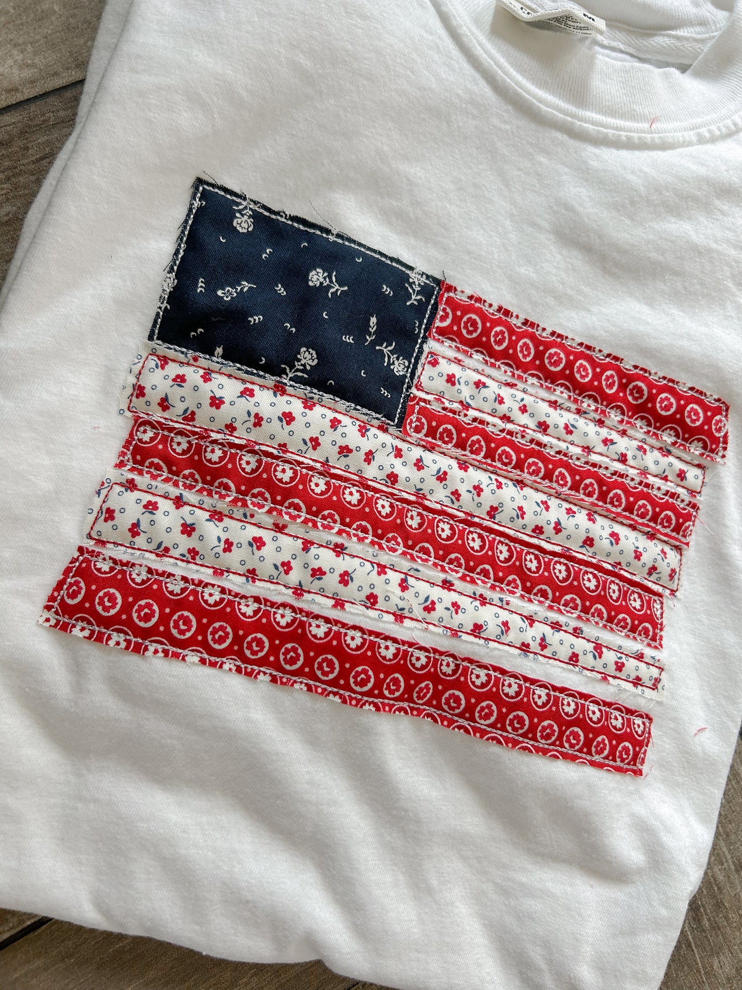 Applique Flag Tshirt