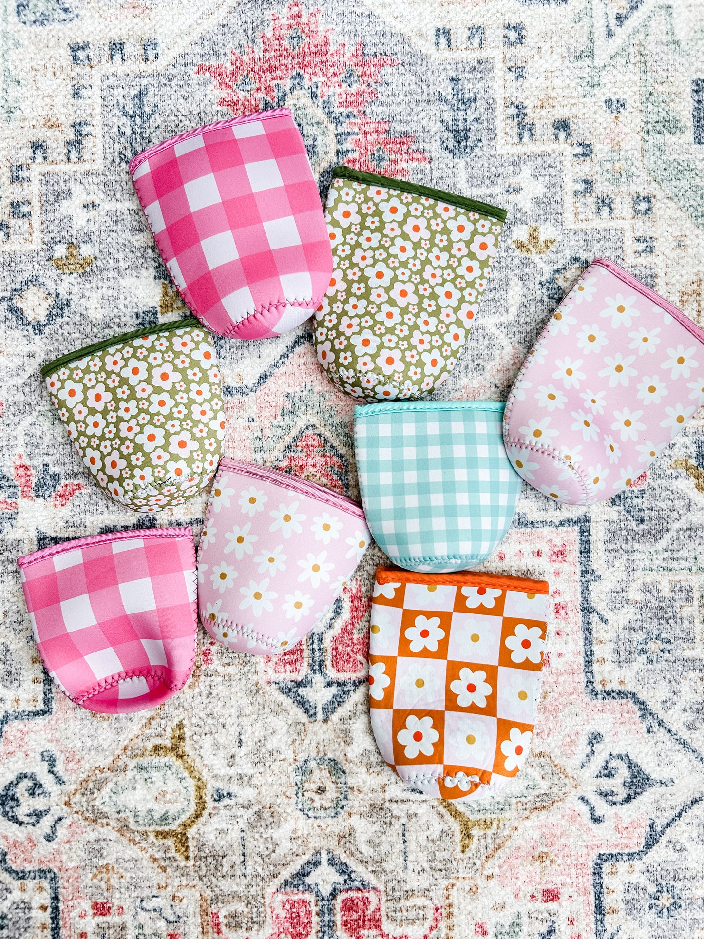 Pink Daisies Coffee Sleeve