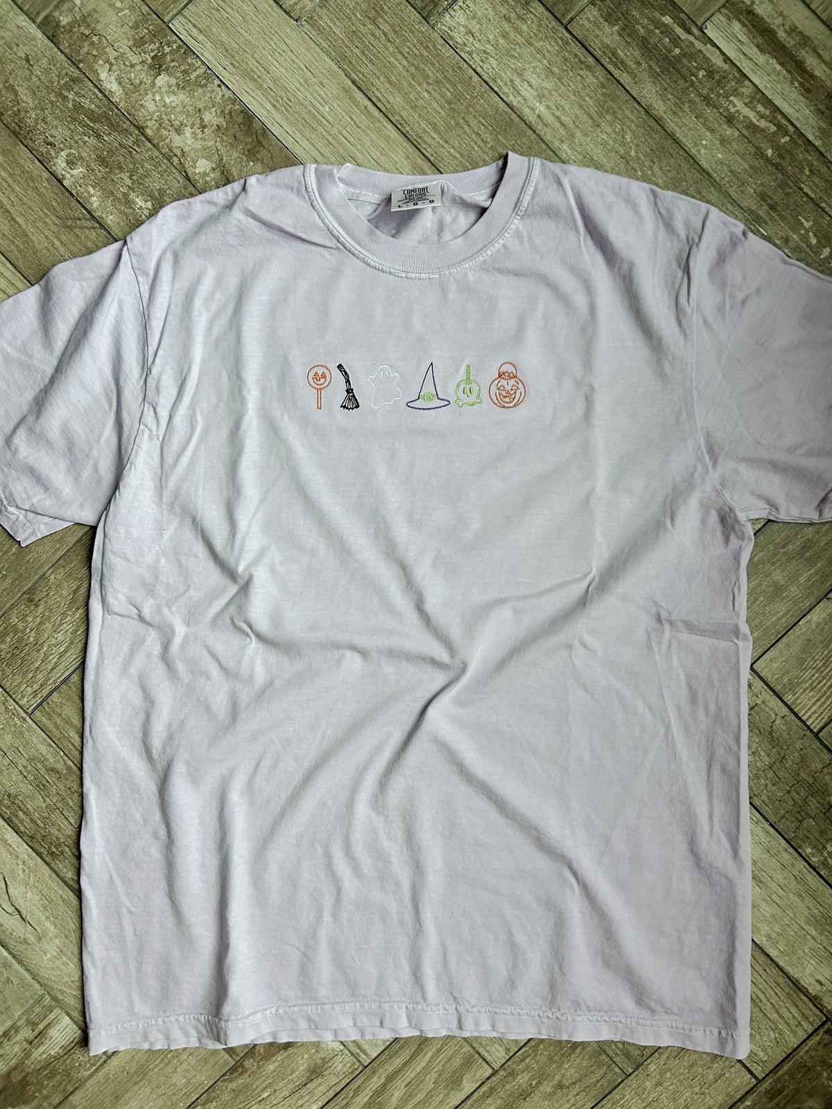Halloween Candy Embroidered Tee