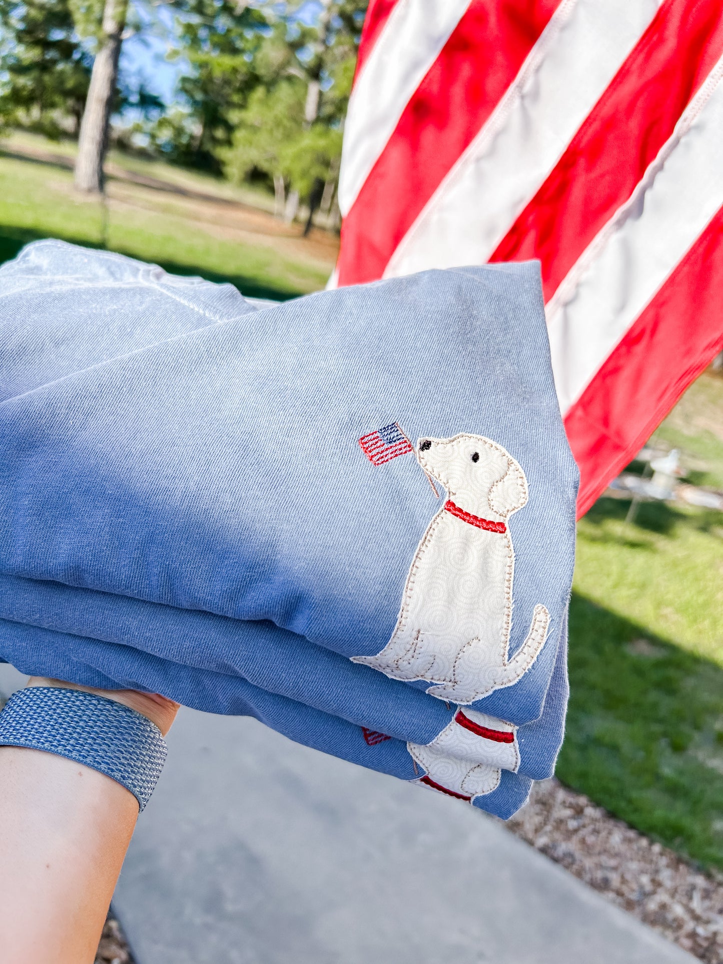 Patriotic Dog T-Shirt