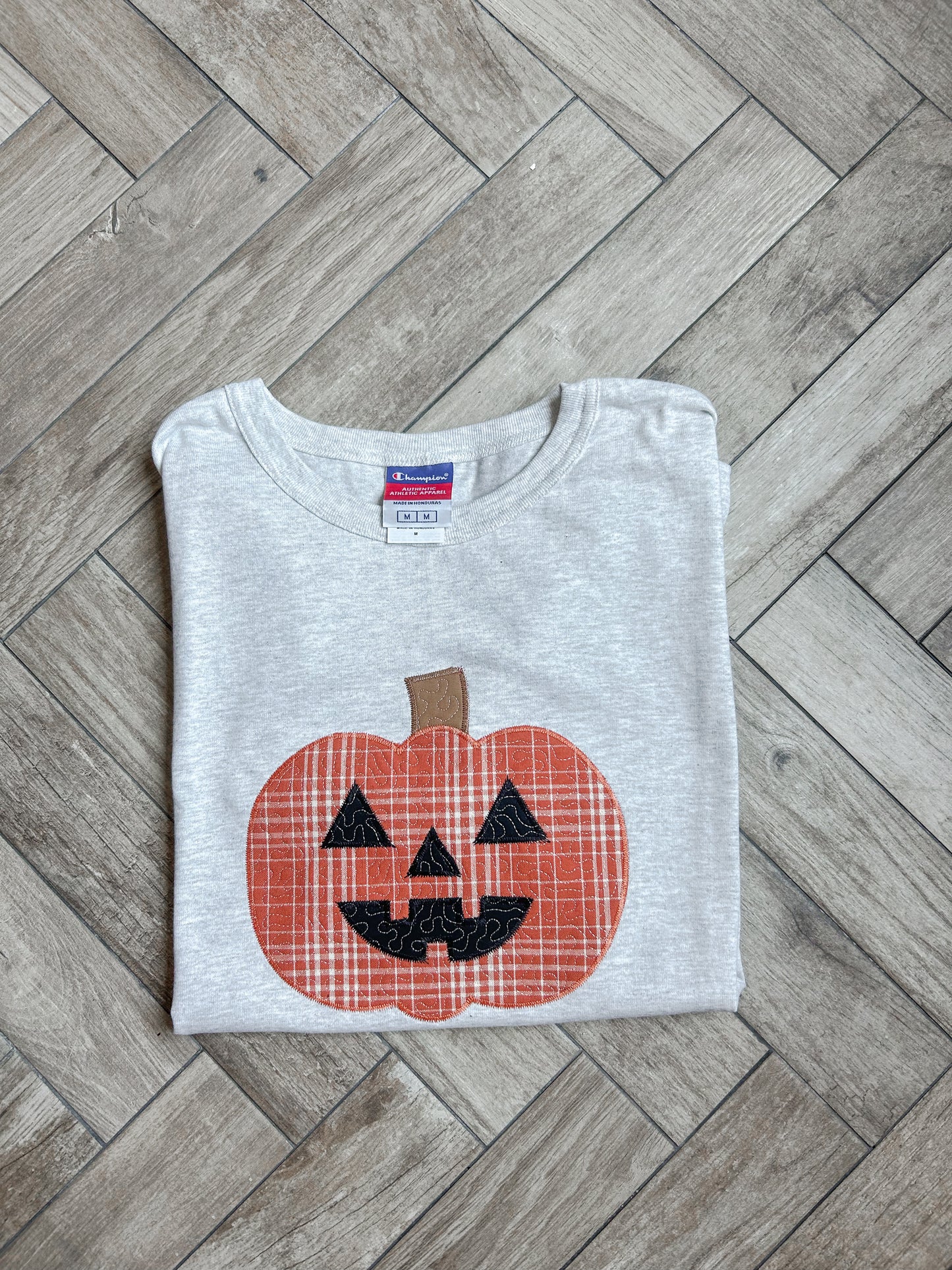 Quilted Jack-O'-Lantern Tee