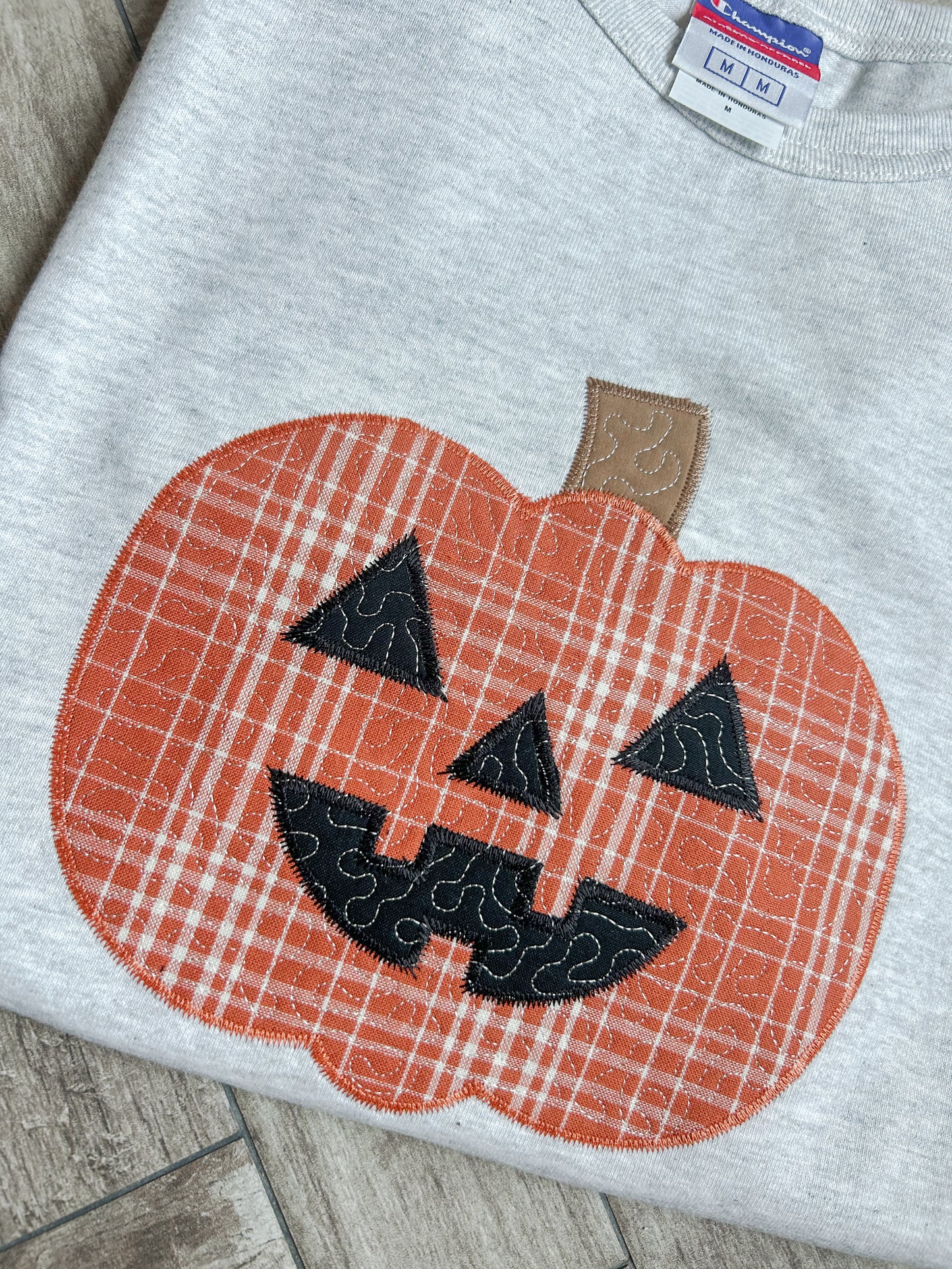 Quilted Jack-O'-Lantern Tee