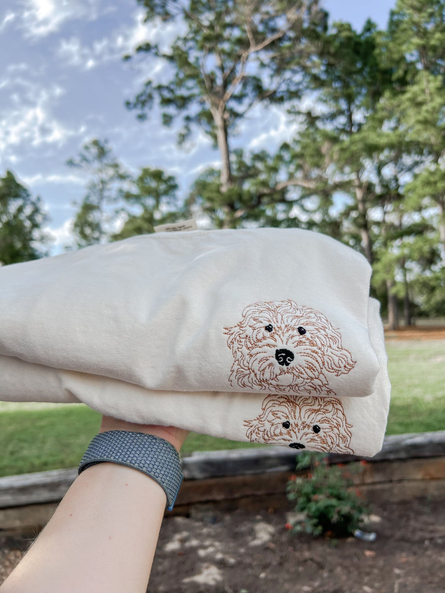 Goldendoodle Embroidered Tshirt