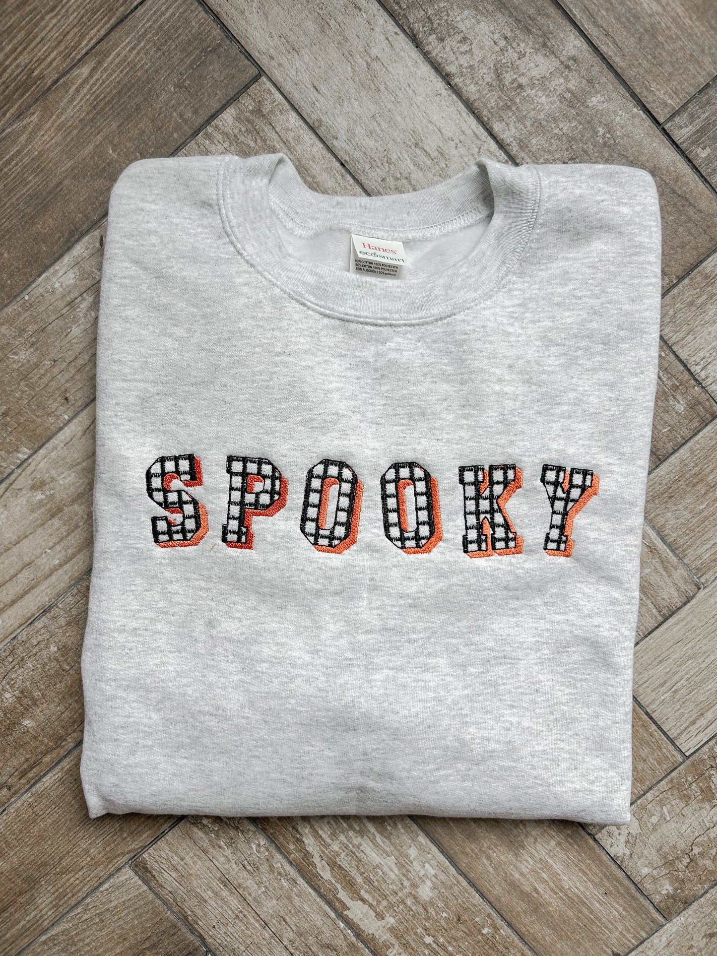 Spooky Checkered Sweater