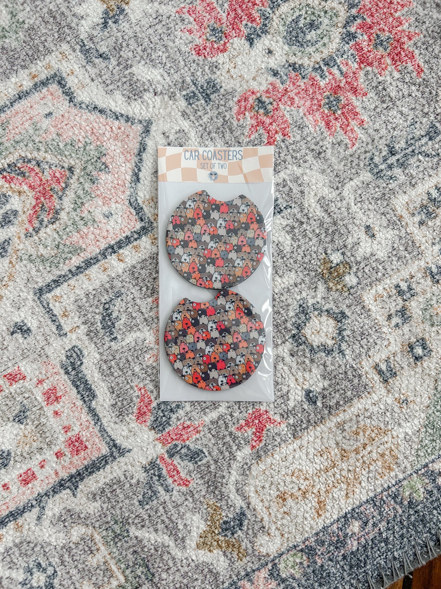 Set of Two Car Coasters - Assorted