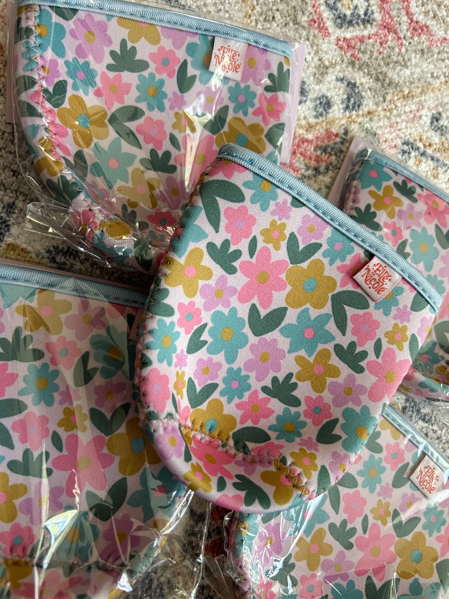 Sage Blooms - Iced Coffee Sleeve