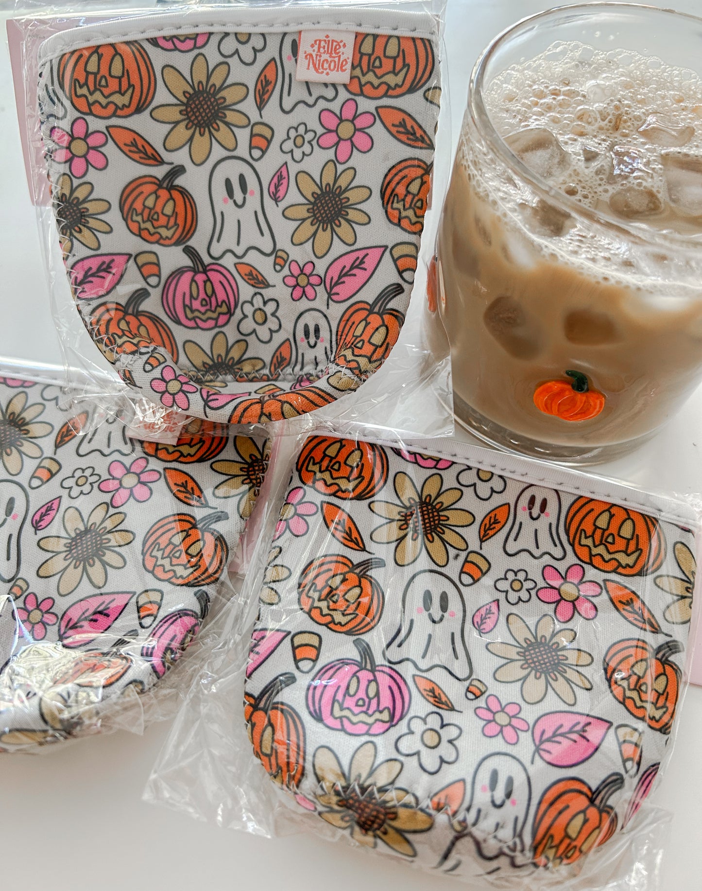 Spooky Doodles - Iced Coffee Sleeve