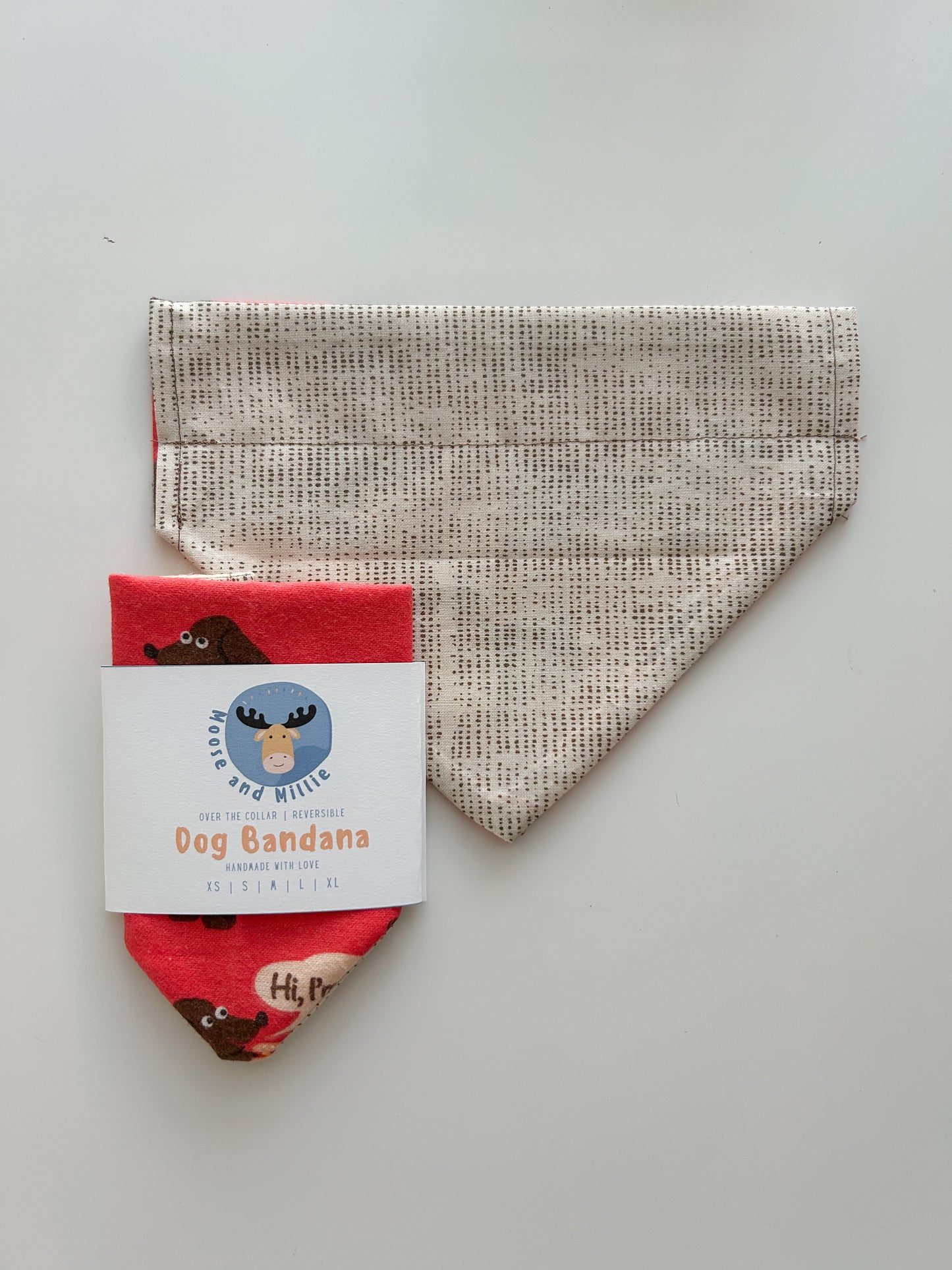 Frank the Weenie - Over the Collar Dog Bandana