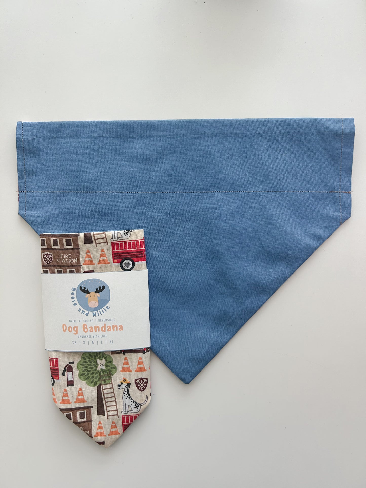 Fire Station - Over the Collar Dog Bandana