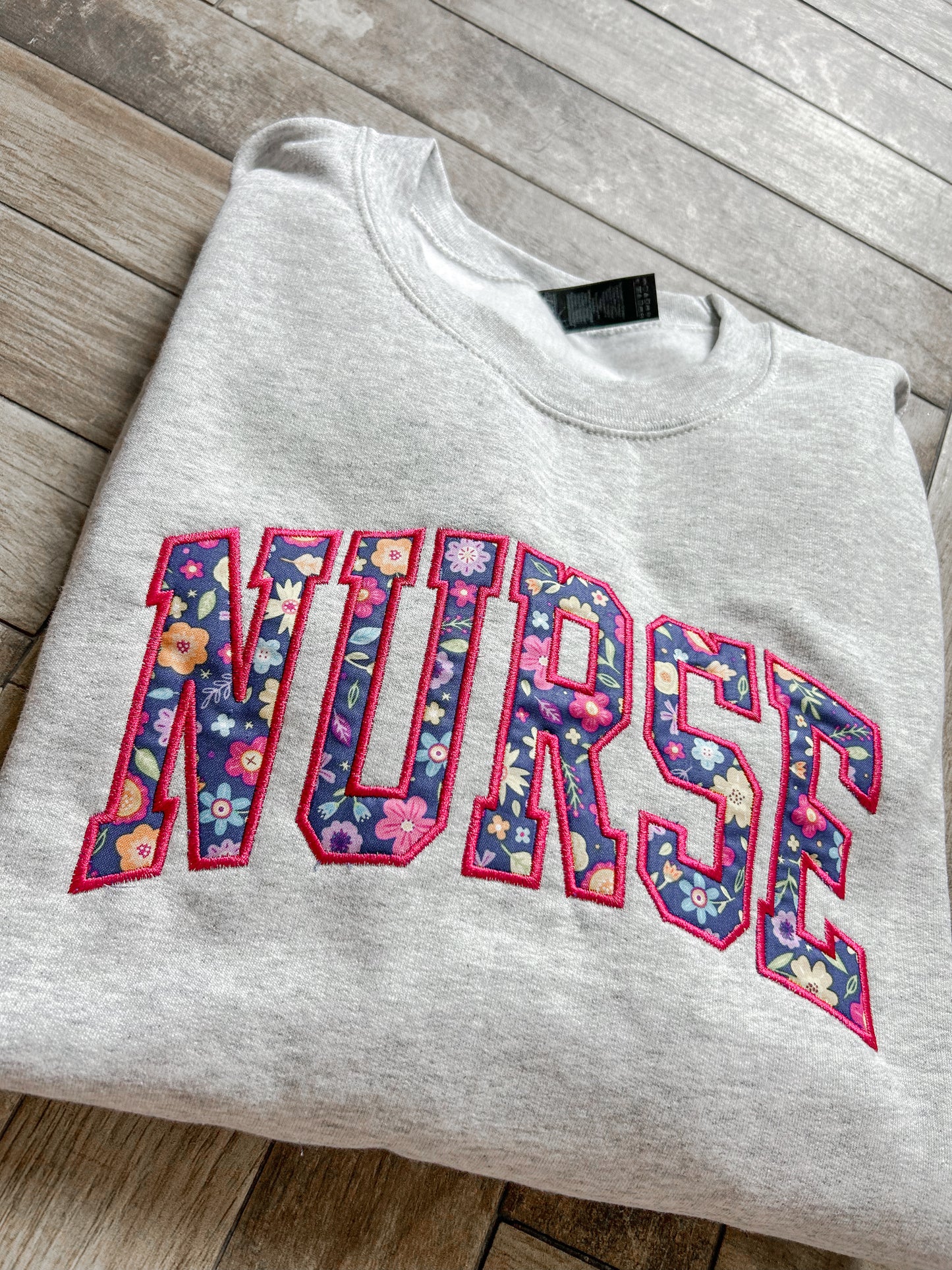 Nurse Embroidered Sweatshirt