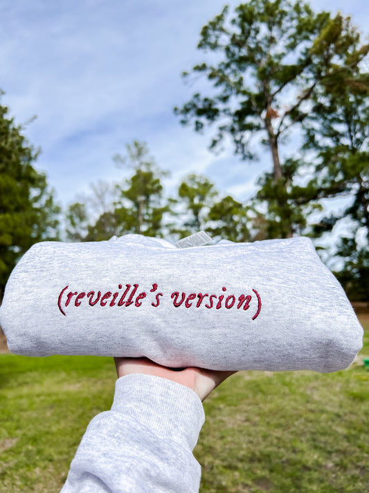 (Reveille's Version) Embroidered Sweatshirt
