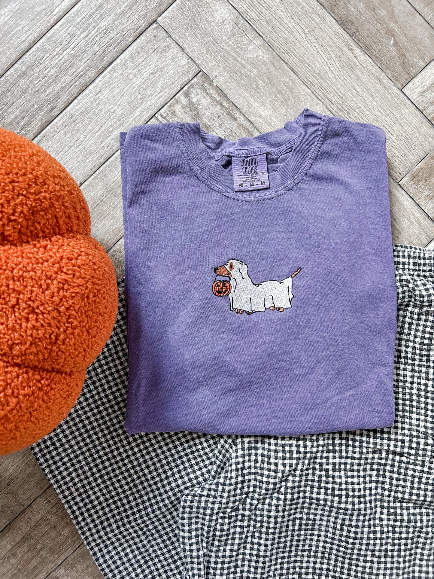 Halloweenie Embroidered Tshirt