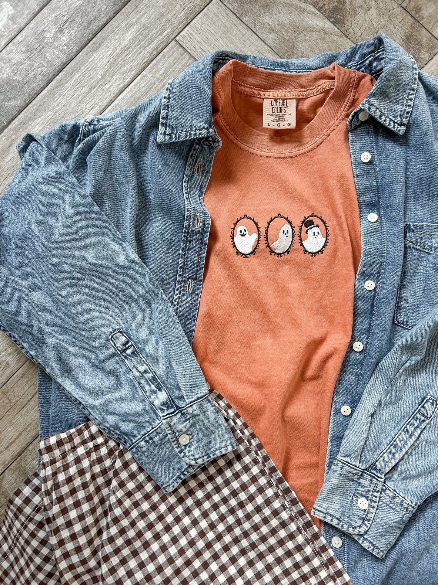 Ghost Trio Embroidered Tee