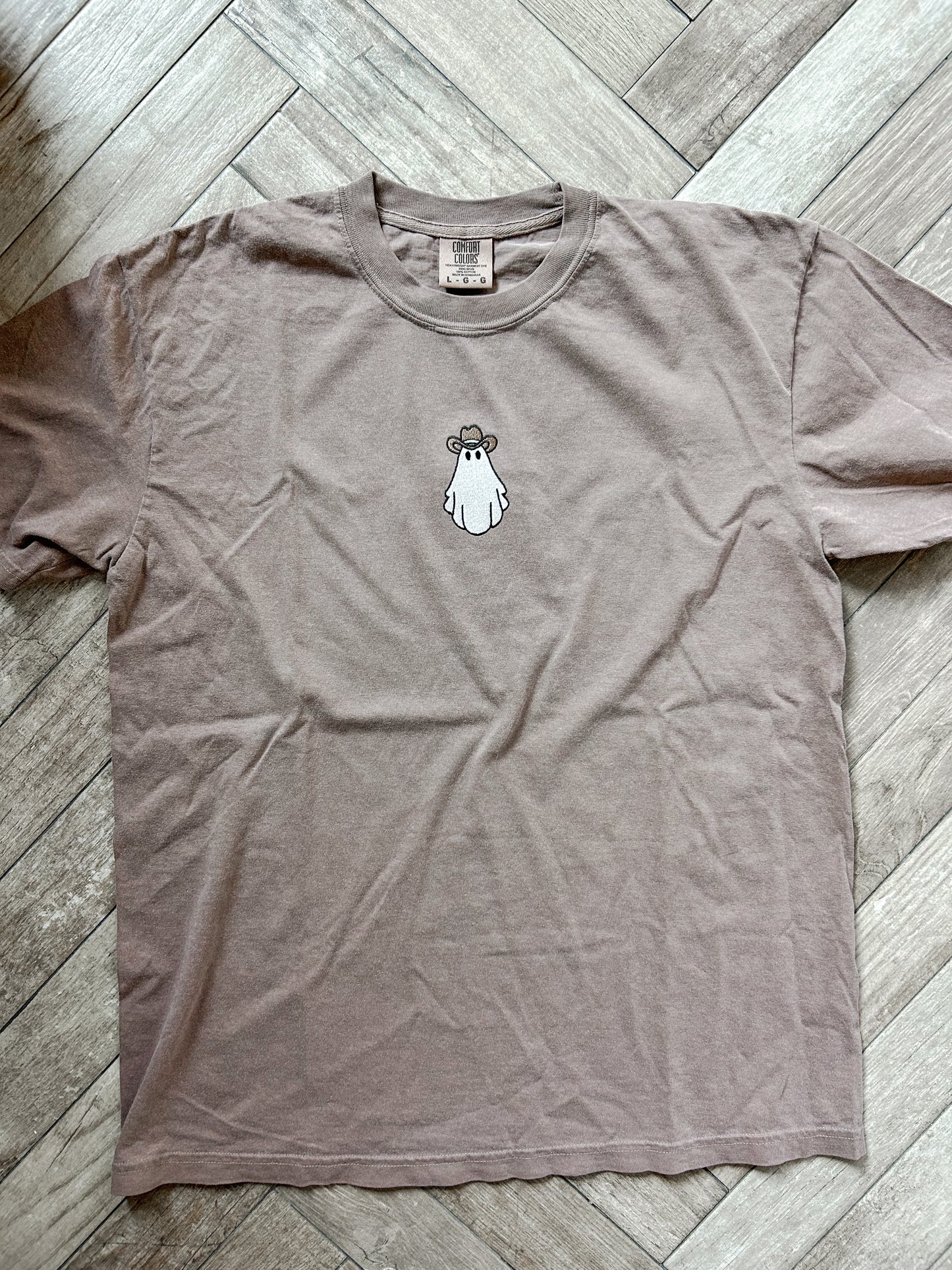 Cowboy Ghost Embroidered Tshirt