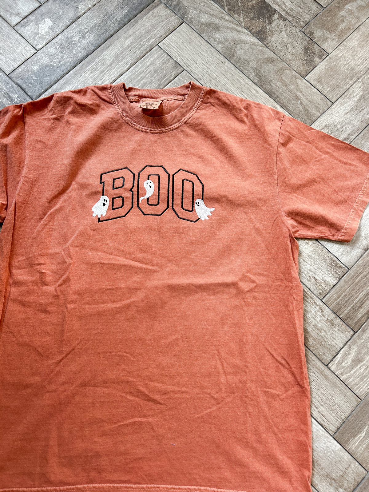 Boo Embroidered Tshirt