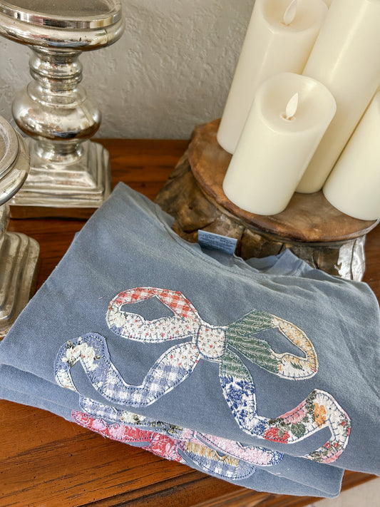 Quilted Bow Tshirt