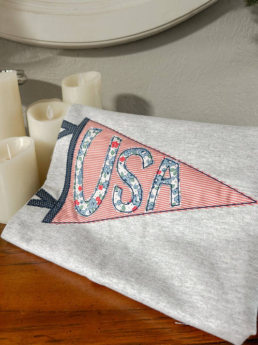 USA Pennant Tshirt