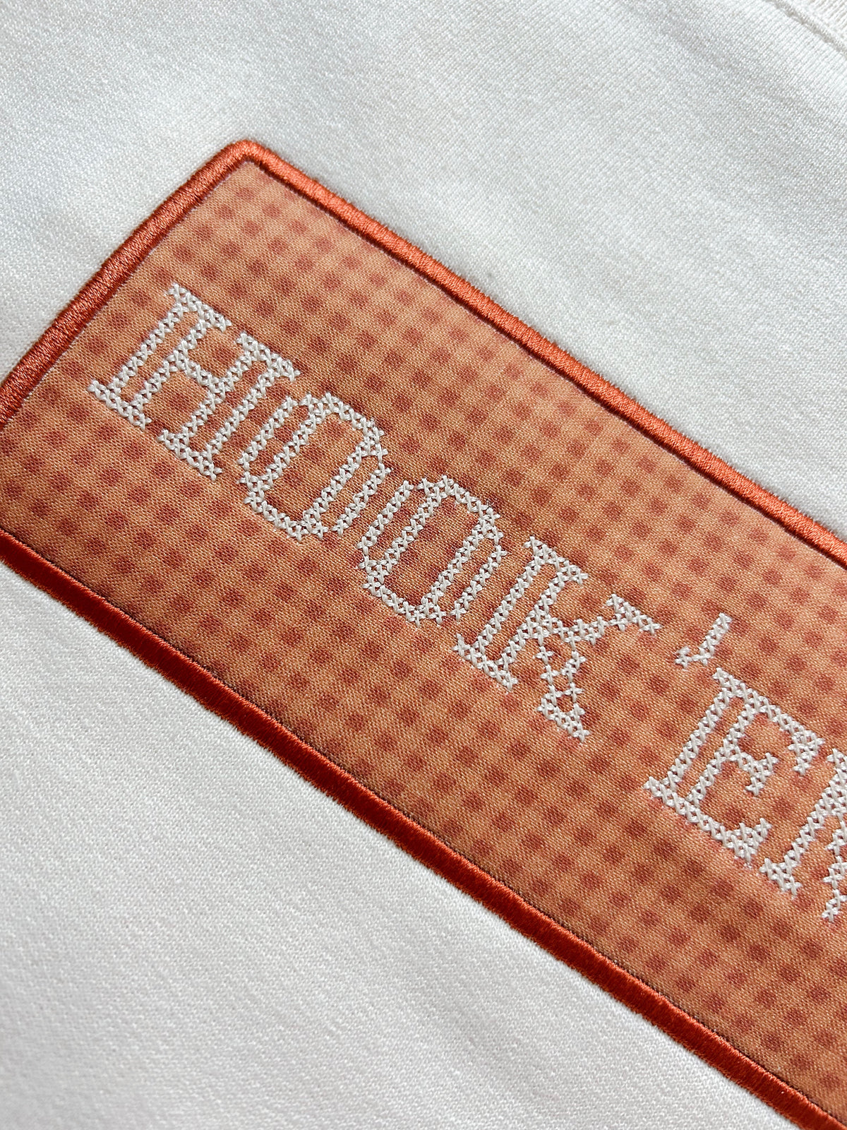 Hook 'Em Cross Stitch Crewneck