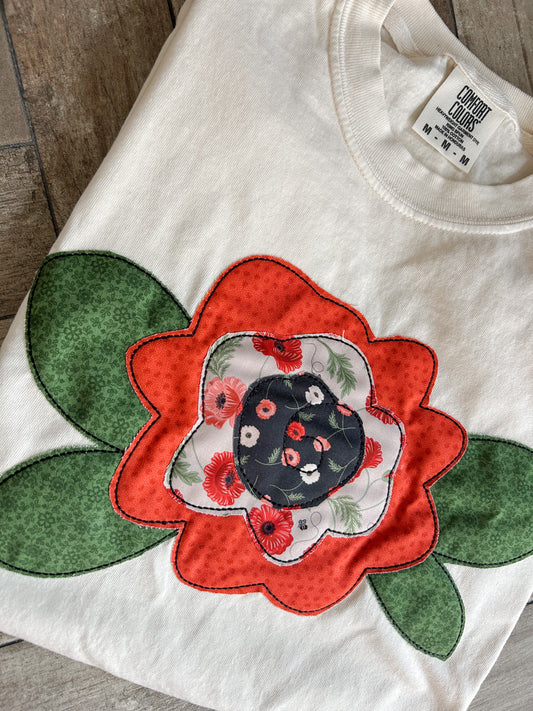 Poppy Applique T-Shirt