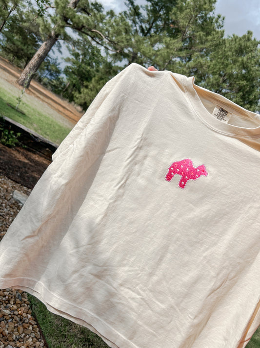 Circus Cracker Cropped T-shirt