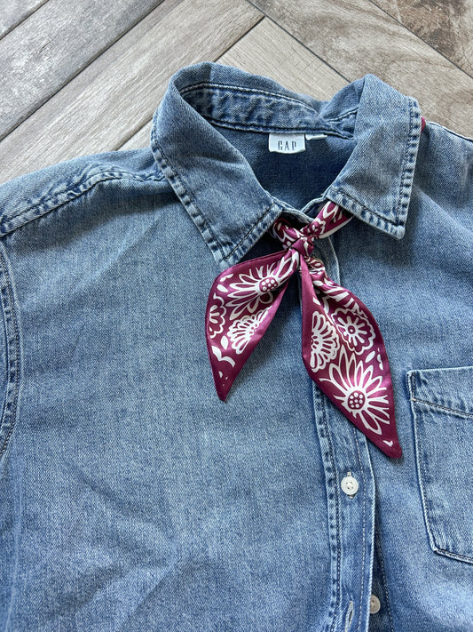Gig 'Em Skinny Scarf