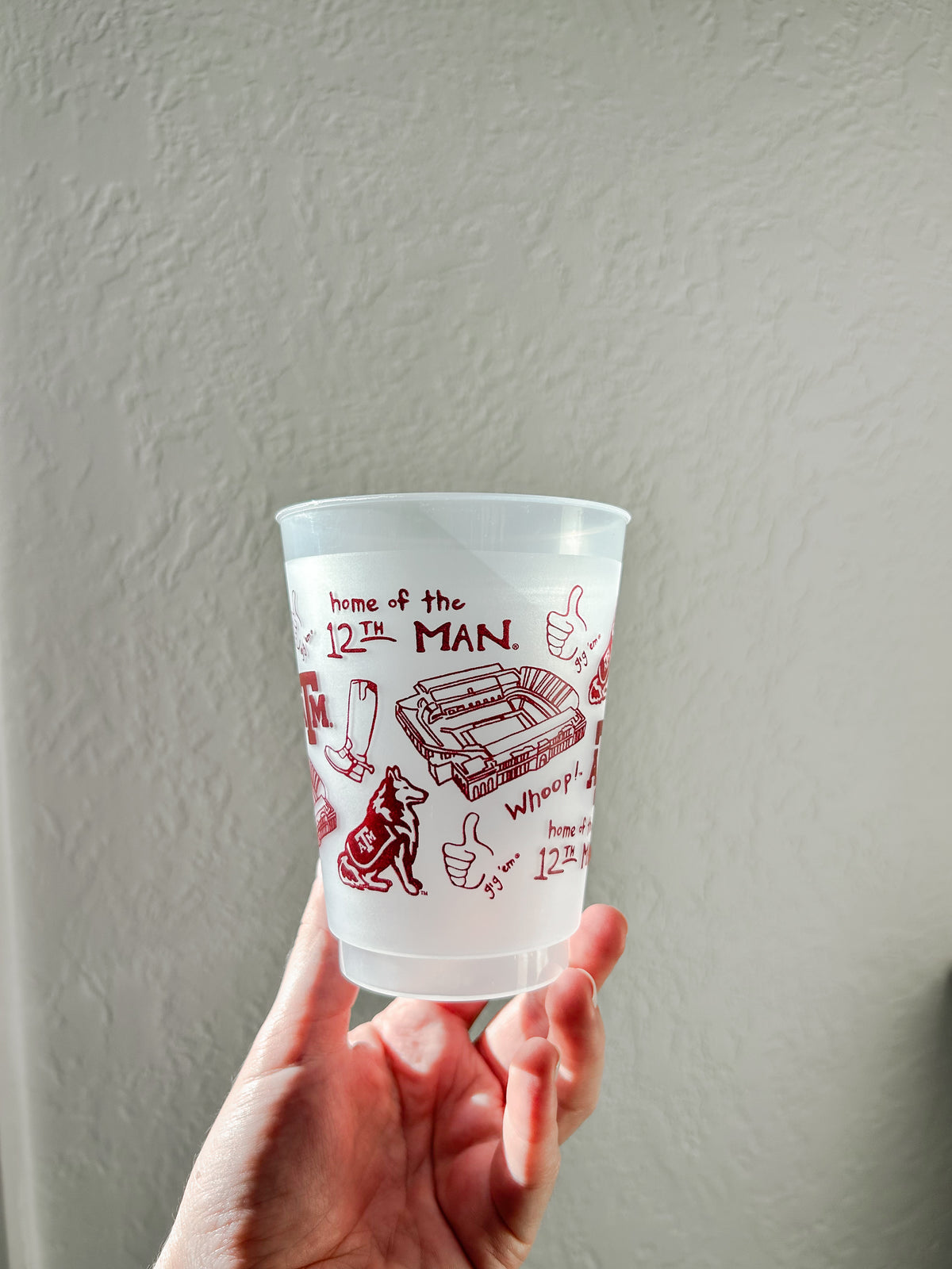 Texas A&M Shatterproof Cups