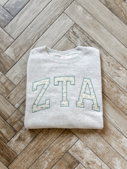 ZTA Embroidered Sweatshirt