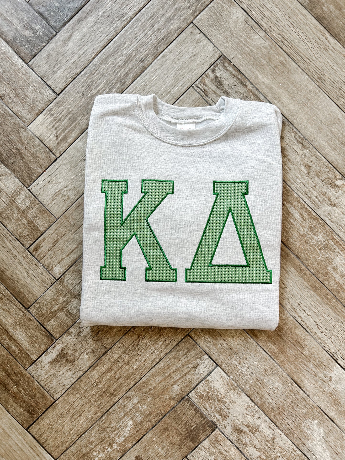 K∆ Embroidered Crewneck