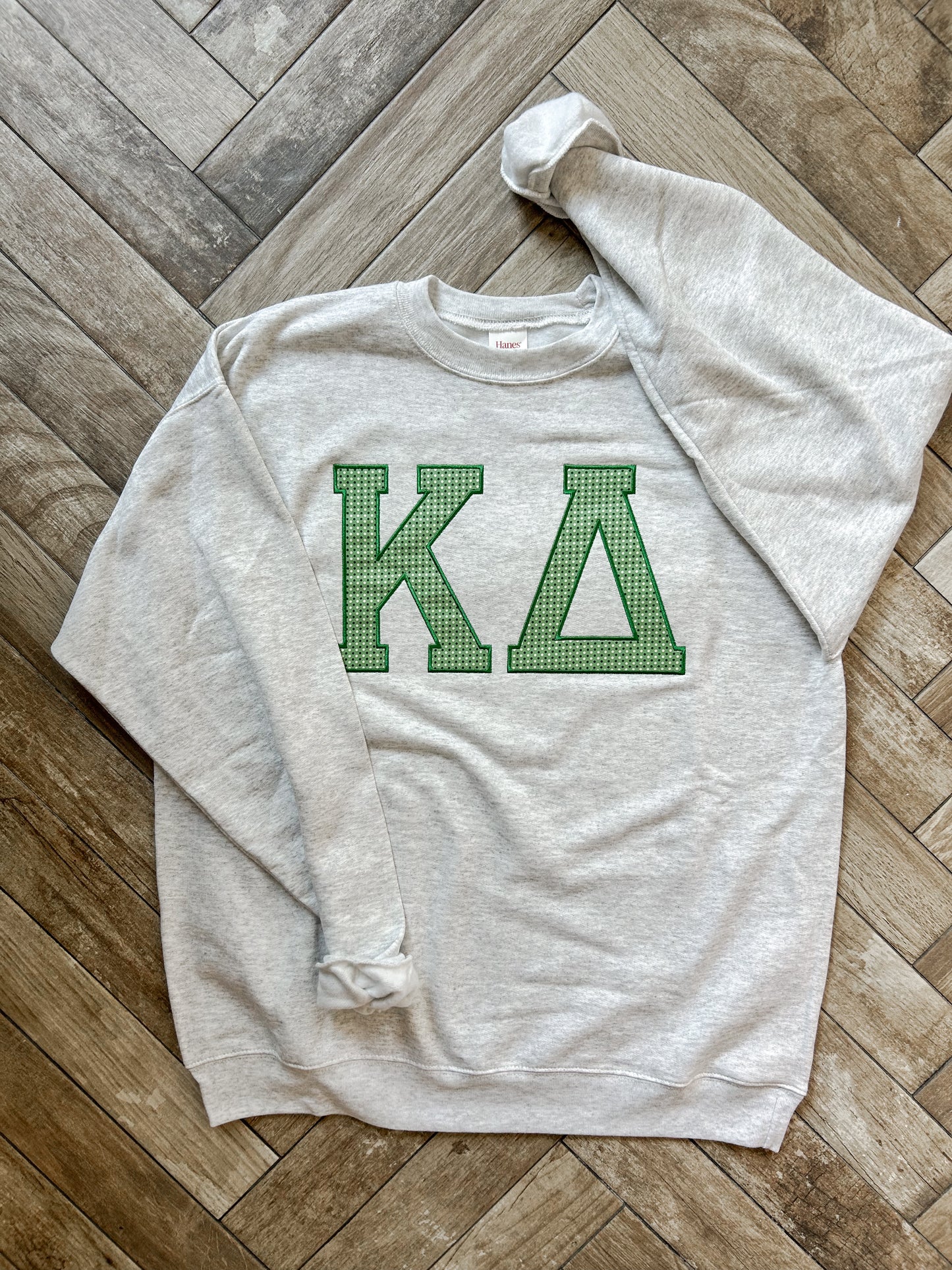 K∆ Embroidered Crewneck