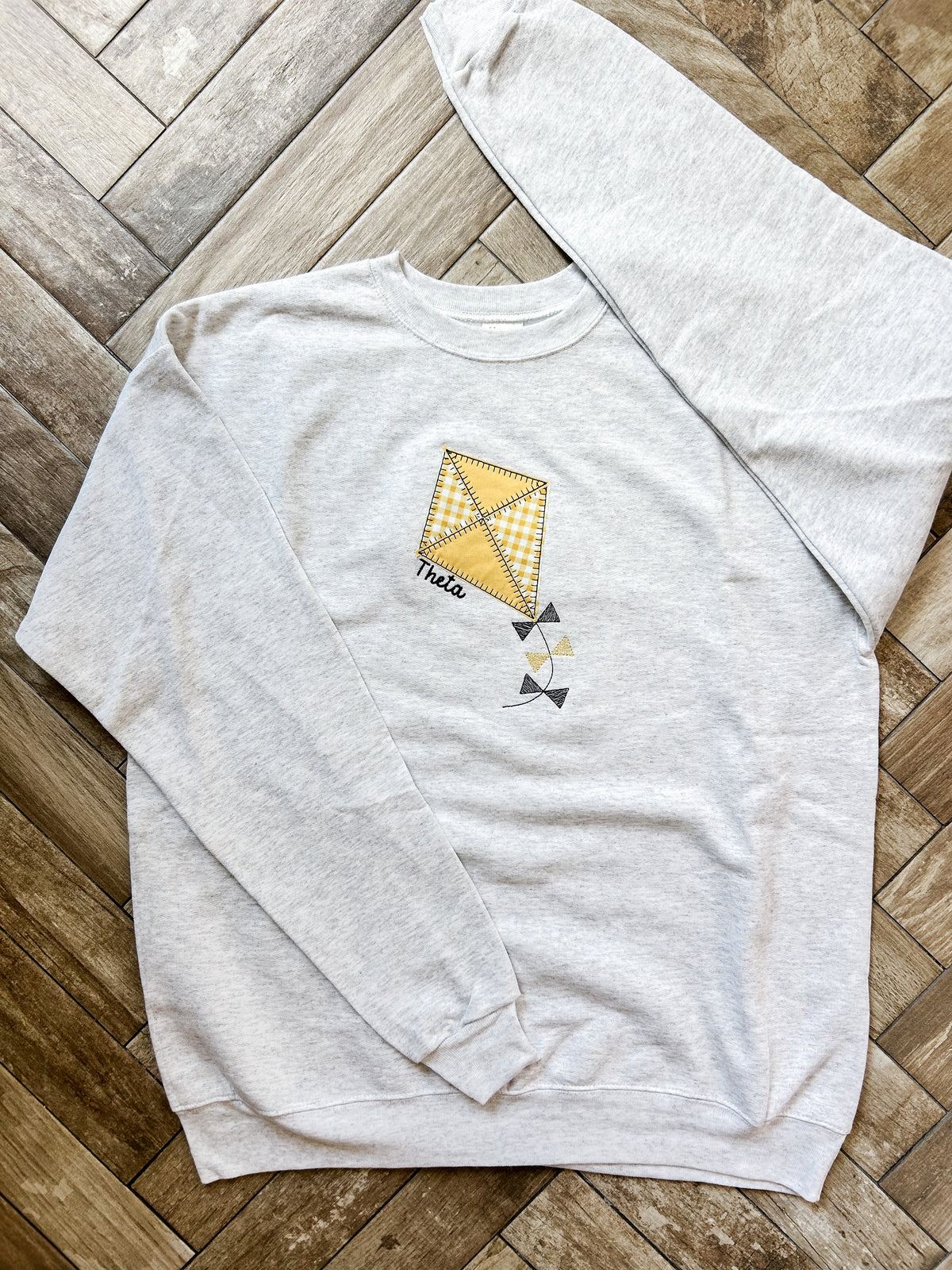 Theta Kite Embroidered Sweatshirt