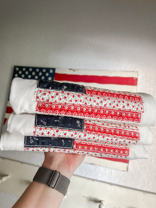 Applique Flag Tshirt