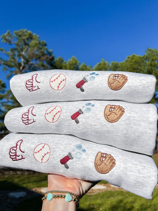 Aggie Baseball Charms Sweatshirt and Tee