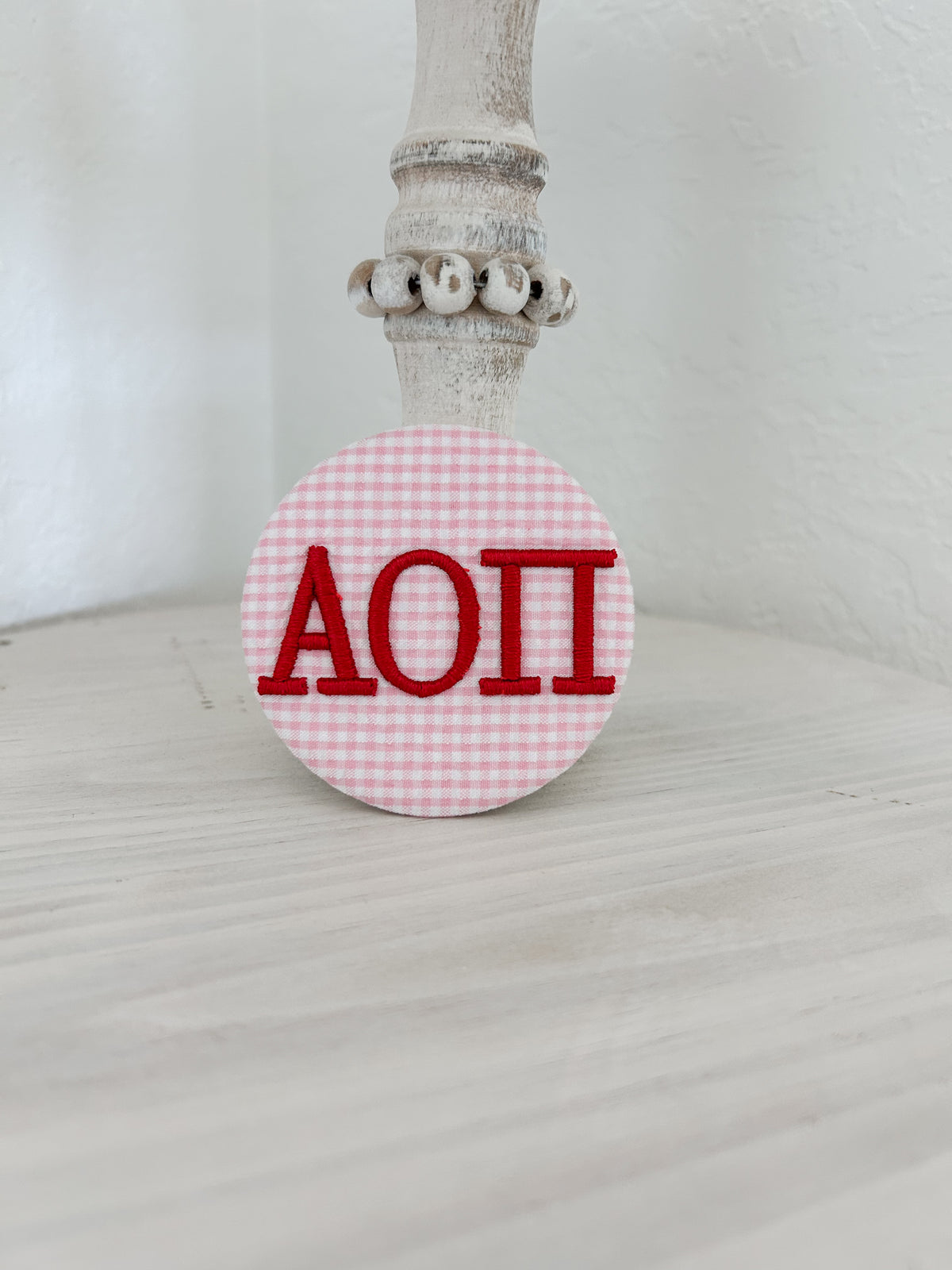 AOπ Embroidered Button