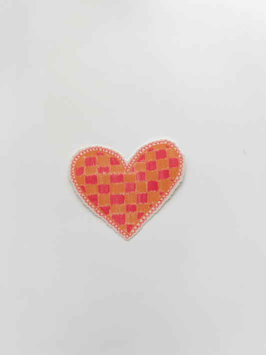 Ruffle Heart Sticker