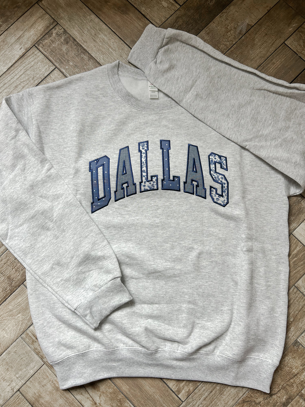 Dallas Applique Embroidered Sweatshirt