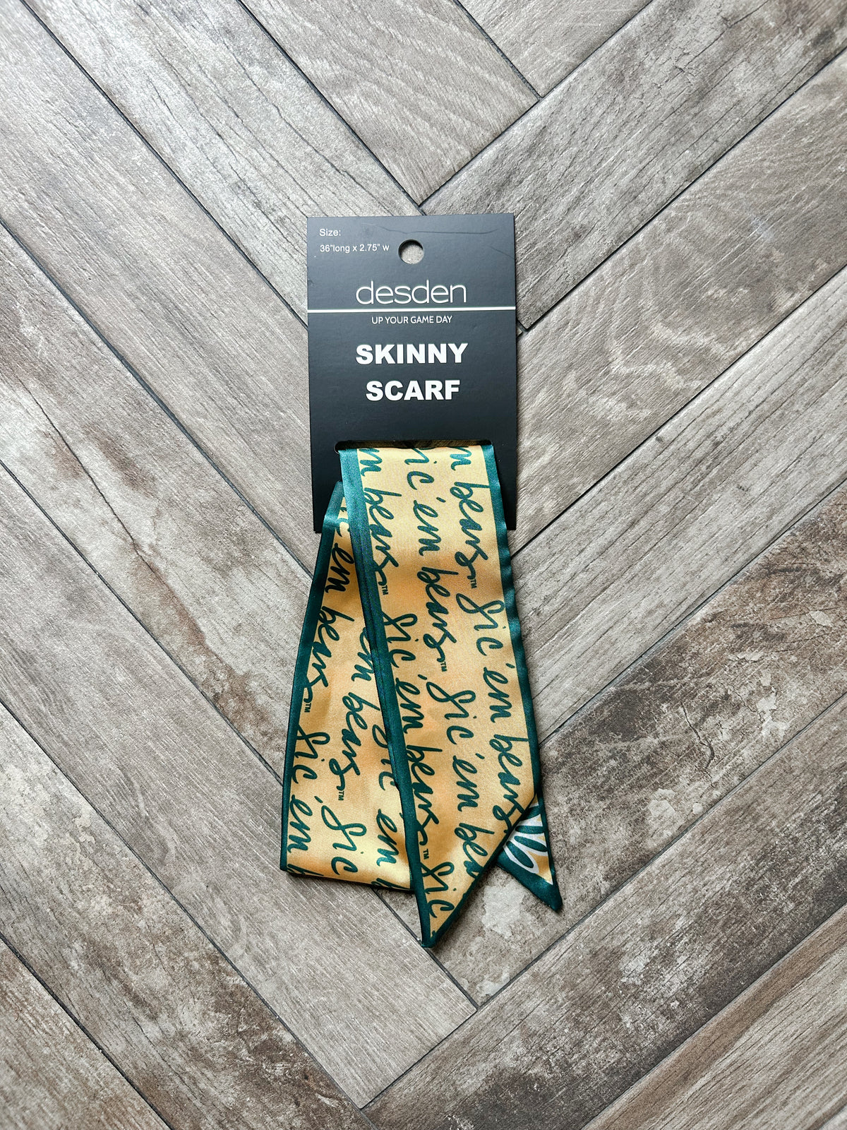 Green Stadium Bag + Scarf