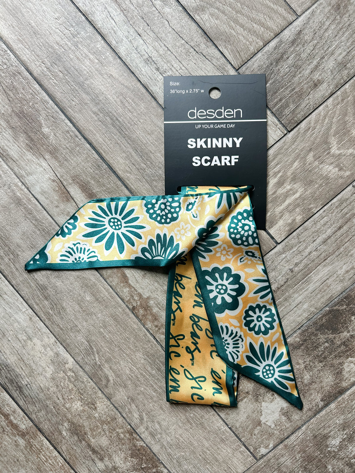 Green Stadium Bag + Scarf