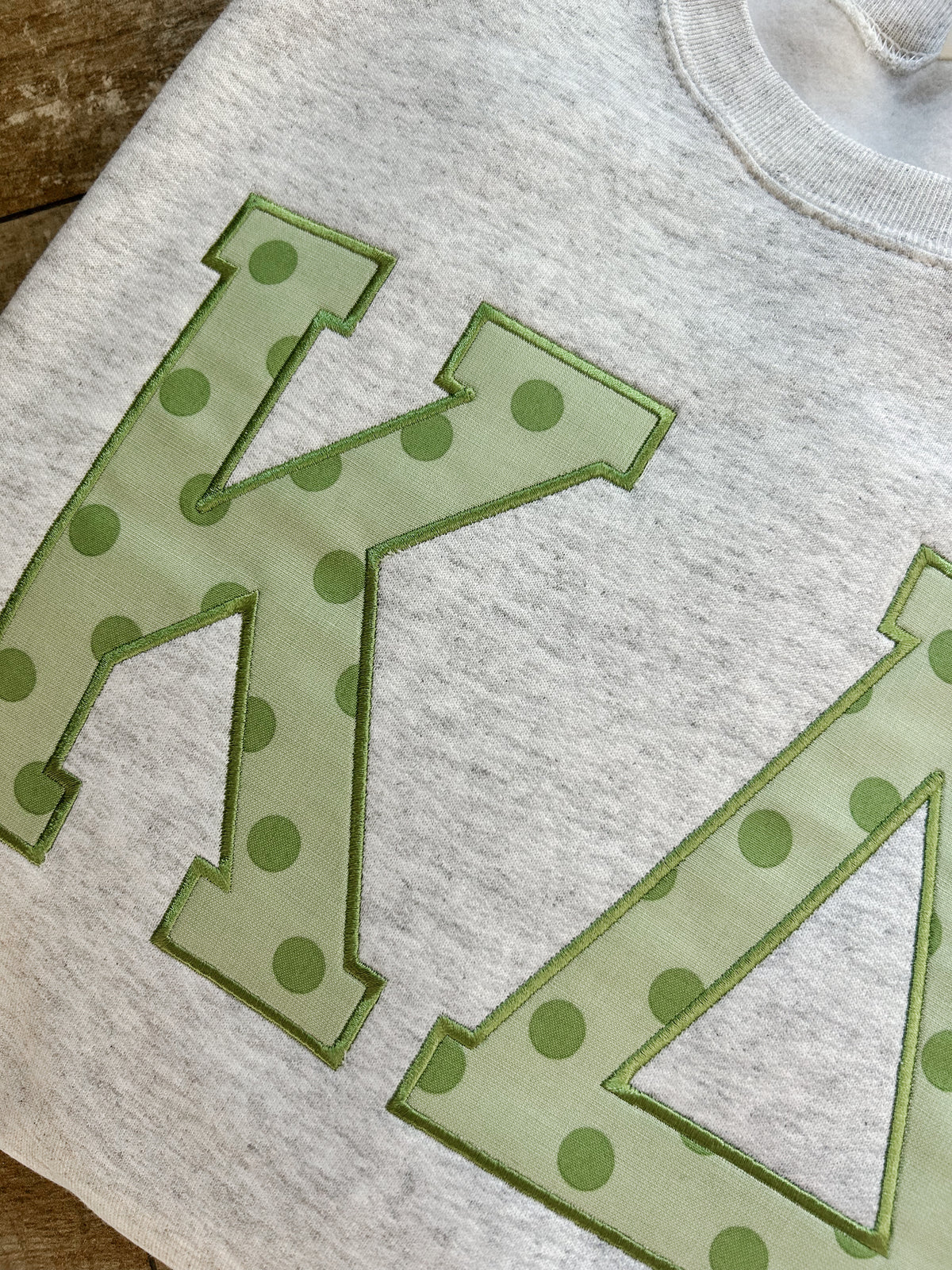 K∆ Embroidered Crewneck