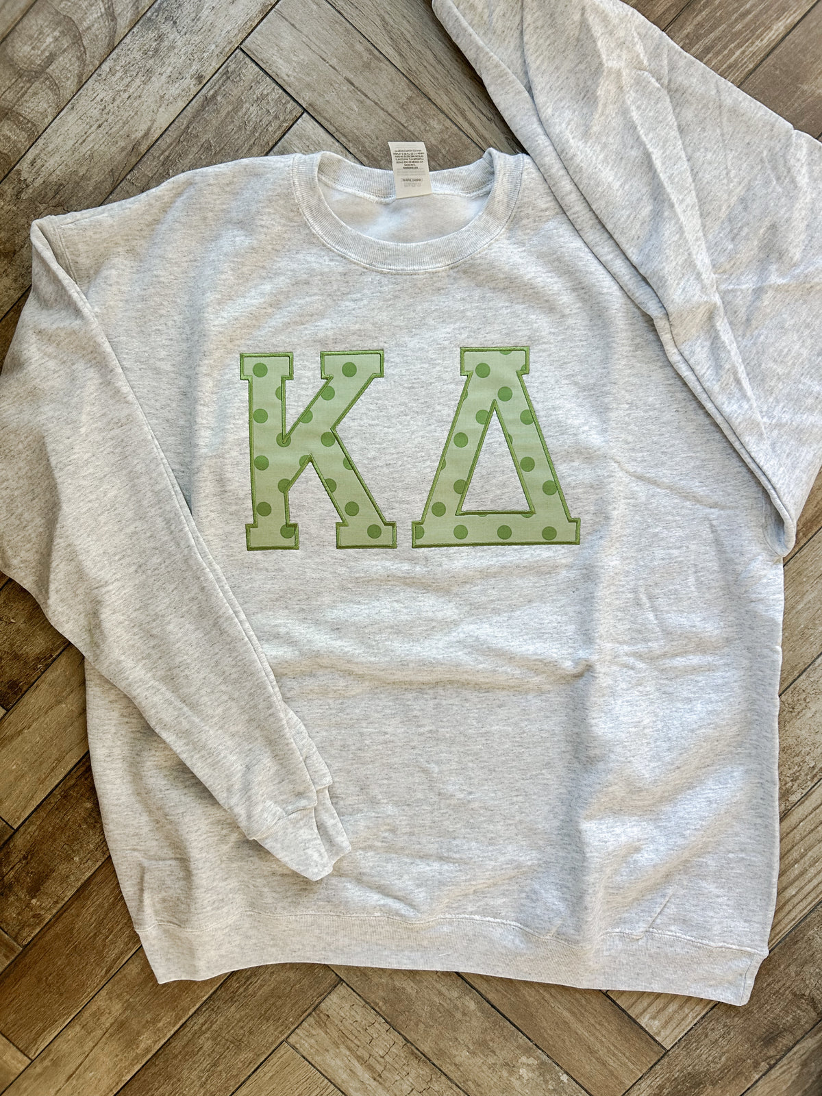 K∆ Embroidered Crewneck