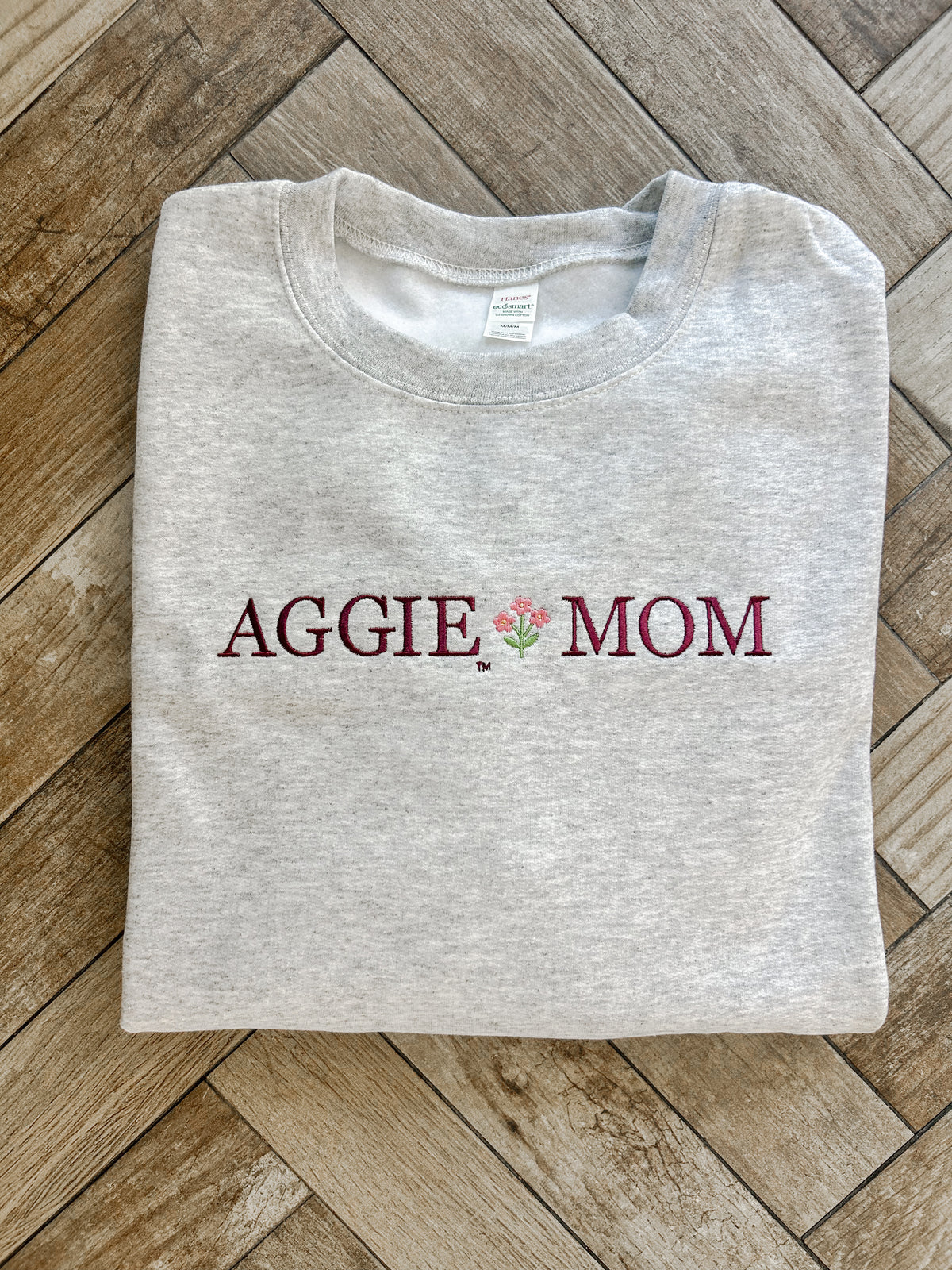 Aggie Mom Embroidered Sweatshirt