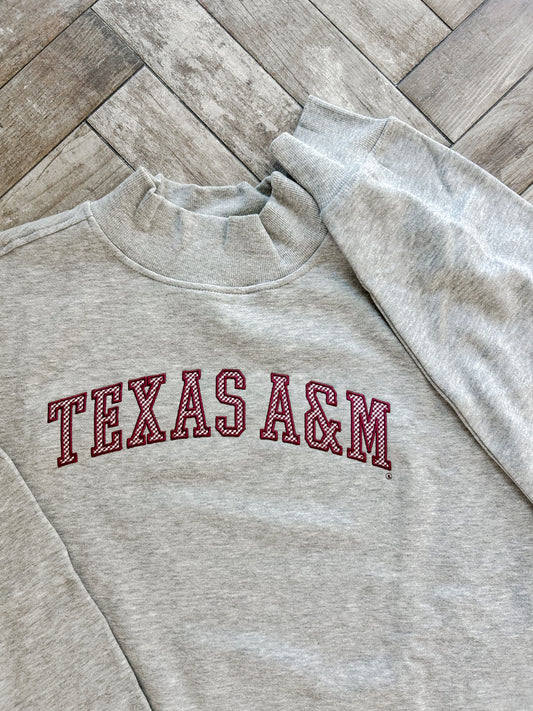Texas A&M Mockneck - Microgingham