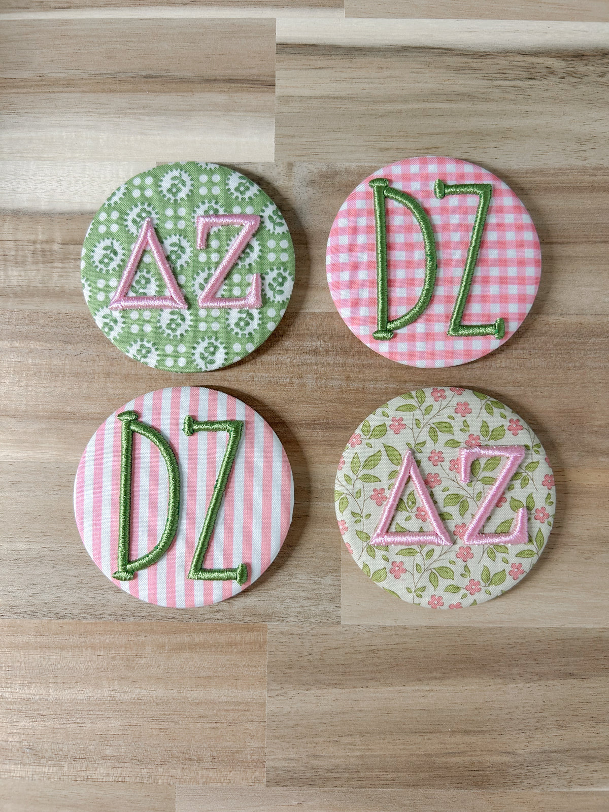 DZ Embroidered Button