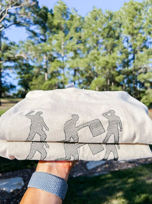 Army Men Embroidered T-shirt