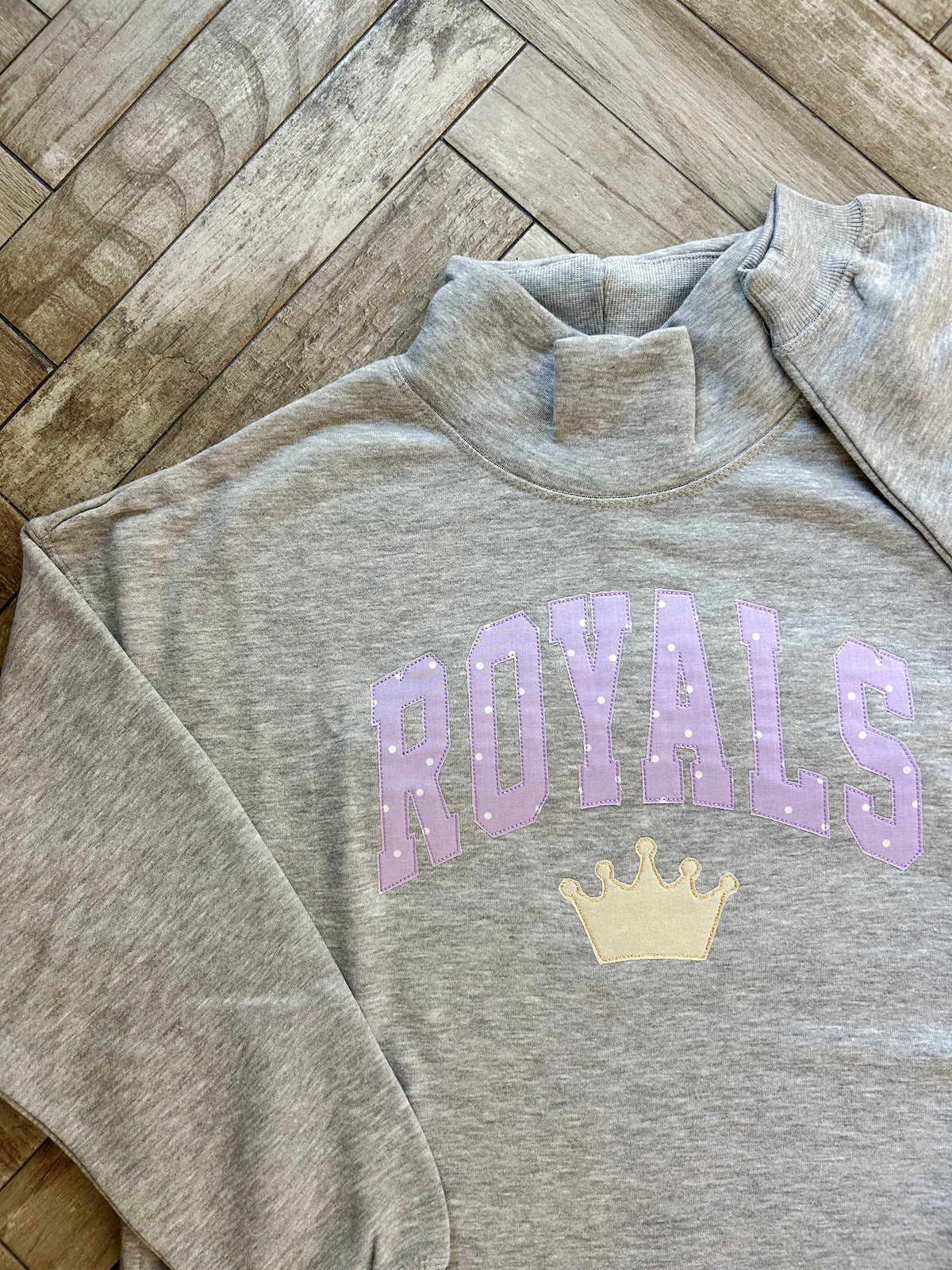 Royals - Oversized Grey Mockneck