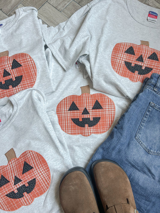 Quilted Jack-O'-Lantern Tee