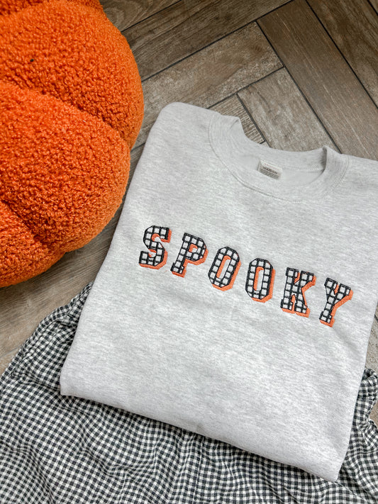 Spooky Checkered Sweater