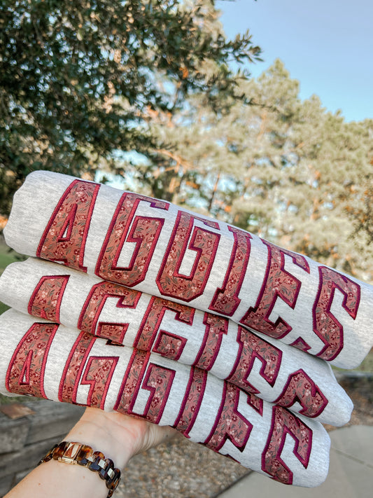Aggies Satin Stitch